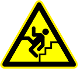 Staircase hazard warning 