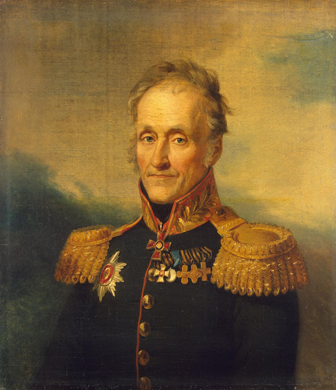 Portrait of Fyodor I. Saunders by George Dawe - History, Portrait Paintings from Hermitage Museum