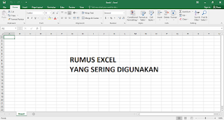 Rumus Excel Yang Paling Sering Digunakan