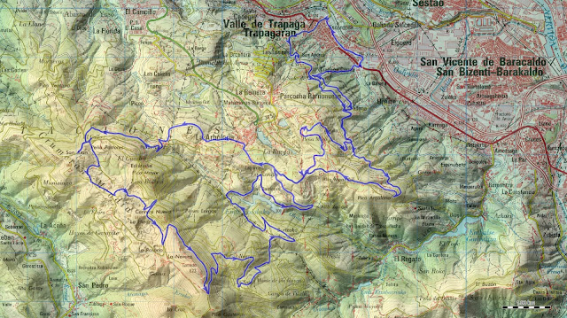 Ruta de Mountain Bike por los Montes de Triano