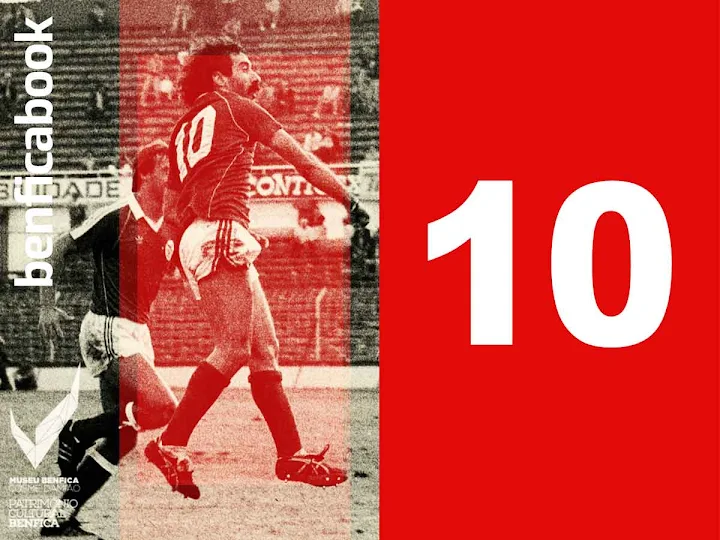 benfica, camisola 10, fernando chalana,