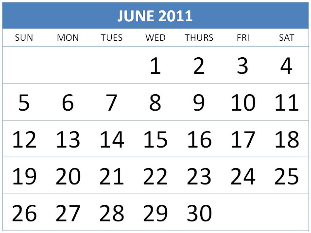 june 2011 calendar printable free. june 2011 calendar printable