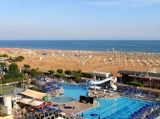 Bibione's wide expanse of golden, sandy beach makes it an attraction for thousands of tourists