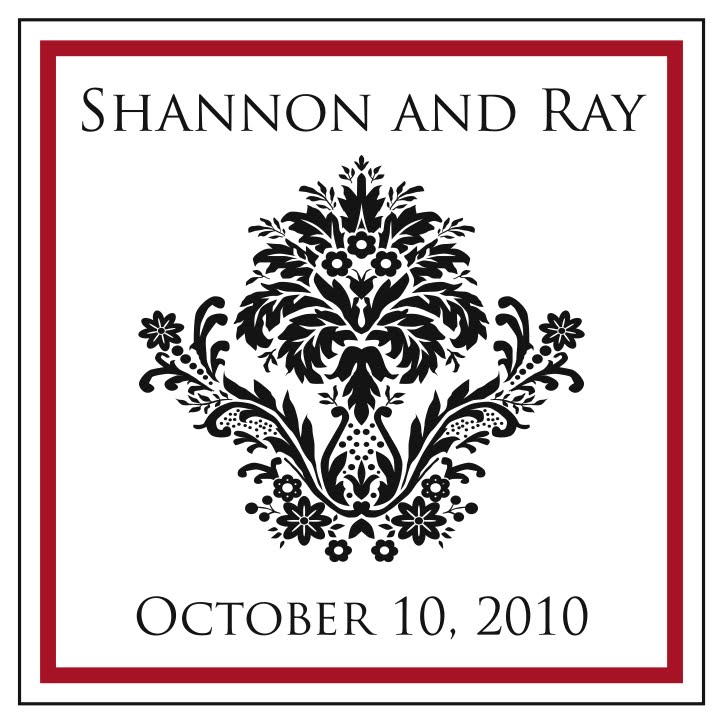 Custom Wedding Monograms for Shannon Shannon's wedding colors are Black and Custom Wedding Monograms for Shannon Shannon's wedding colors are Black and