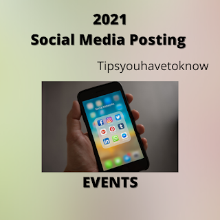 2021 Social media posting days