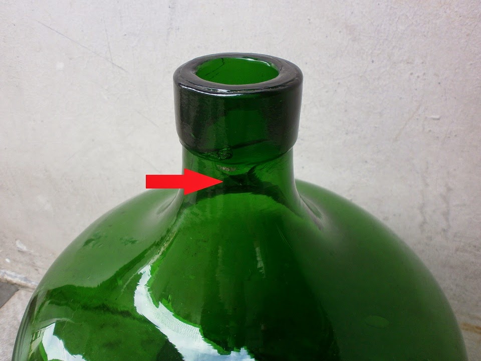 Antikpisan Botol Jumbo Antik Warna Hijau Tua SOLD OUT 