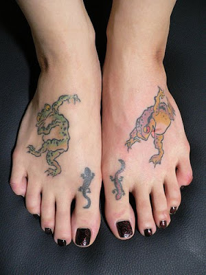 foot tattoos for women. Girl foot tattoo is becoming