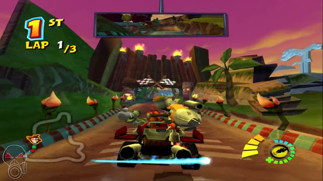 تحميل لعبة Crash Tag Team Racing لاجهزة الضعيفة