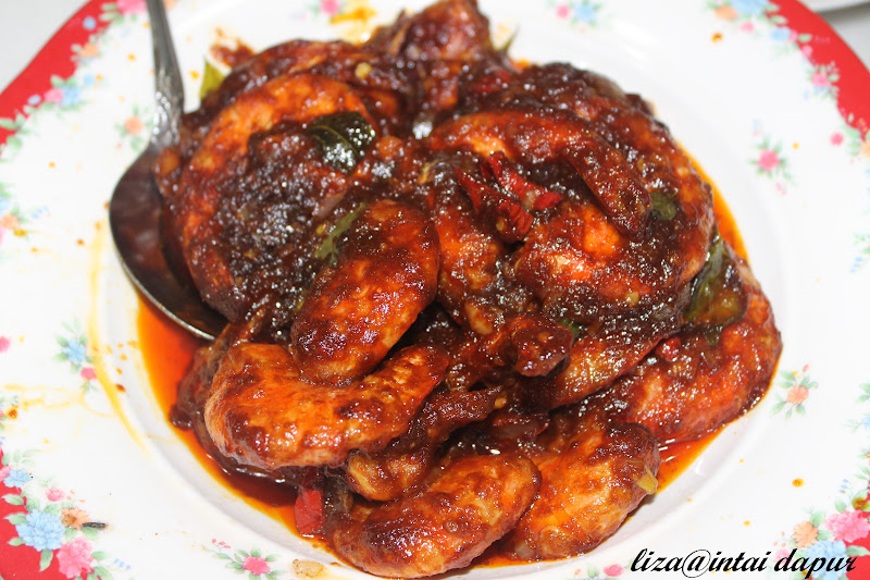 INTAI DAPUR: Udang Kam Heong / Kam Heong Prawn.