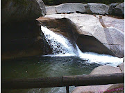 The Whirlpool, a very large natural catch basin of mountain spring water at .