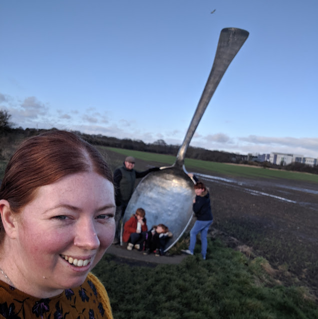 How to find the Giant Spoon in Cramlington, Northumberland