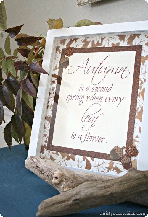 DIY fall printable