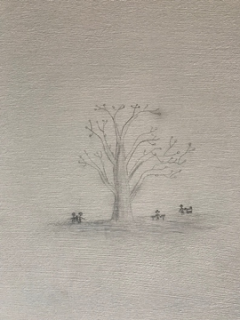 Hana Brady’s drawing of a tree.