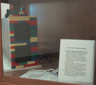 first google storage made from lego bricks