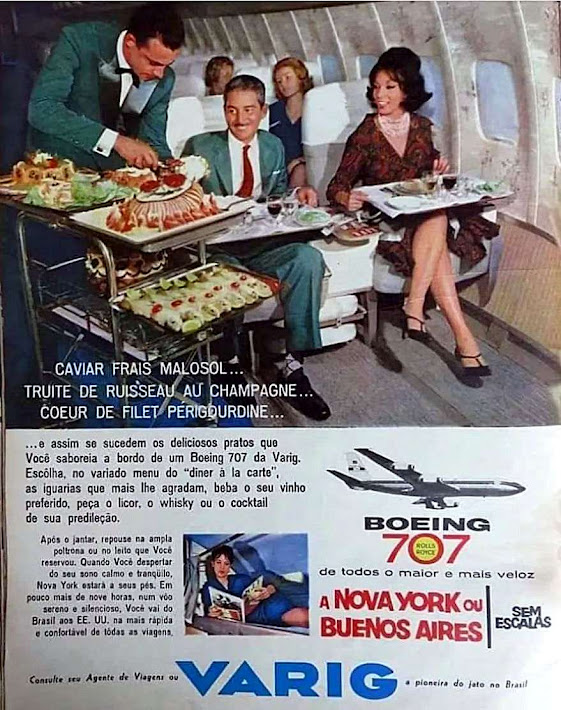 Propaganda de serviços da VARIG