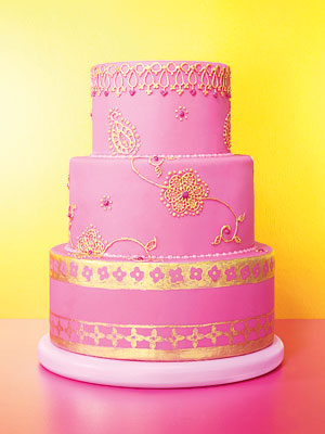 Pink Wedding Cake Pictures
