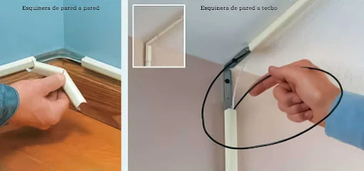 Instalaciones eléctricas residenciales - Colocando piezas esquineras