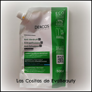 cabello graso, hair, pelo, anticaspa, ecorefill, shampoo, Vichy, Dercos, Primor, compras, haul, beauty, belleza, higiene, beautyblogger, blog de belleza, microinfluencers