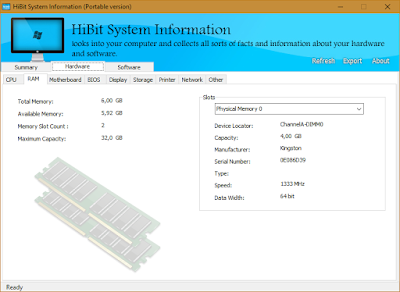 Ver información detallada acerca del hardware y software instalado en tu ordenador