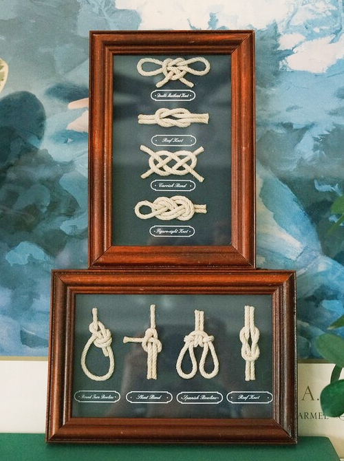 Nautical Knot Shadow Boxes