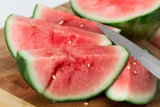 watermelon fruit which has many health benefits, try it!
