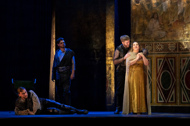 Handel: Ottone - Kieron-Connor Valentine, Edward Jowle, James Hall, Nazran Fikret - English Touring Opera (Photo Richard Hubert Smith)