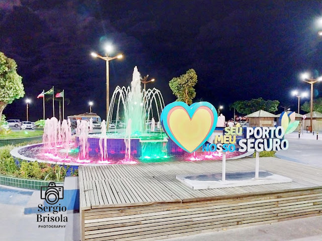Praça da Bandeira (noite) - Porto Seguro
