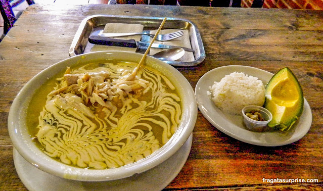 Ajiaco, sopa típica de Bogotá