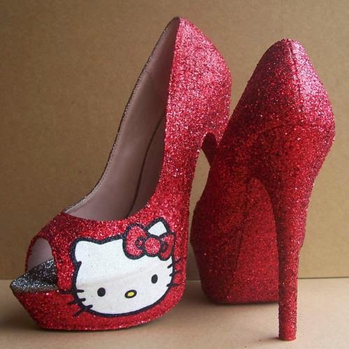 Hello Kitty High Heels Shoes