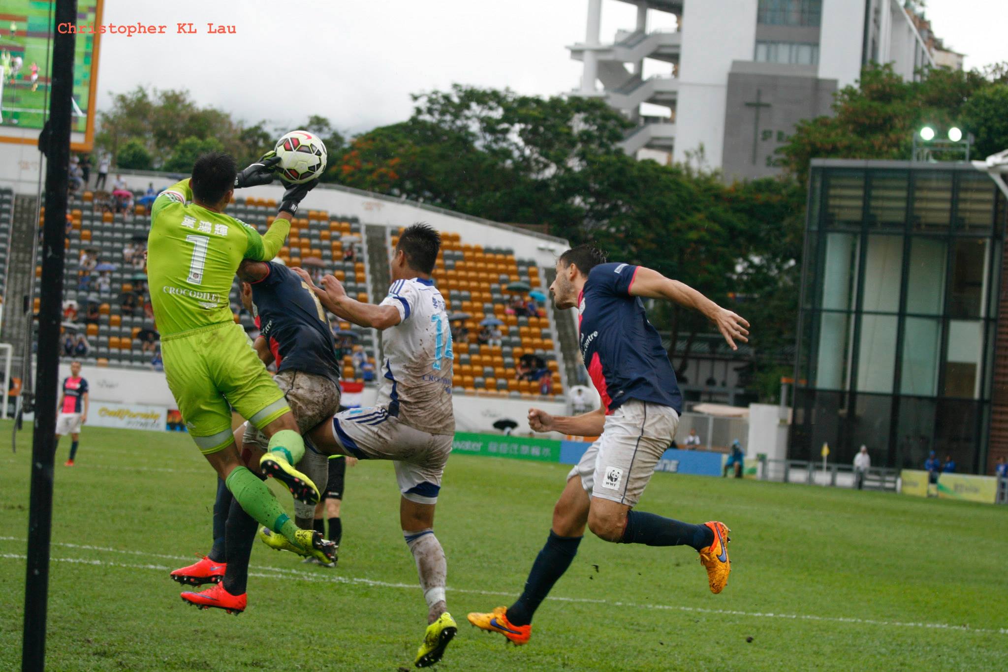 Soccer in Hong Kong.