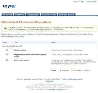 Cara Verifikasi Account Paypal Dengan Rekening Bank Lokal
