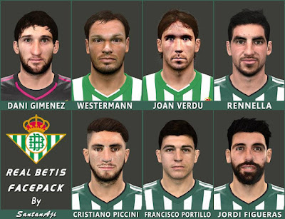 PES 2016 Real Betis Facepack By SantanAji 