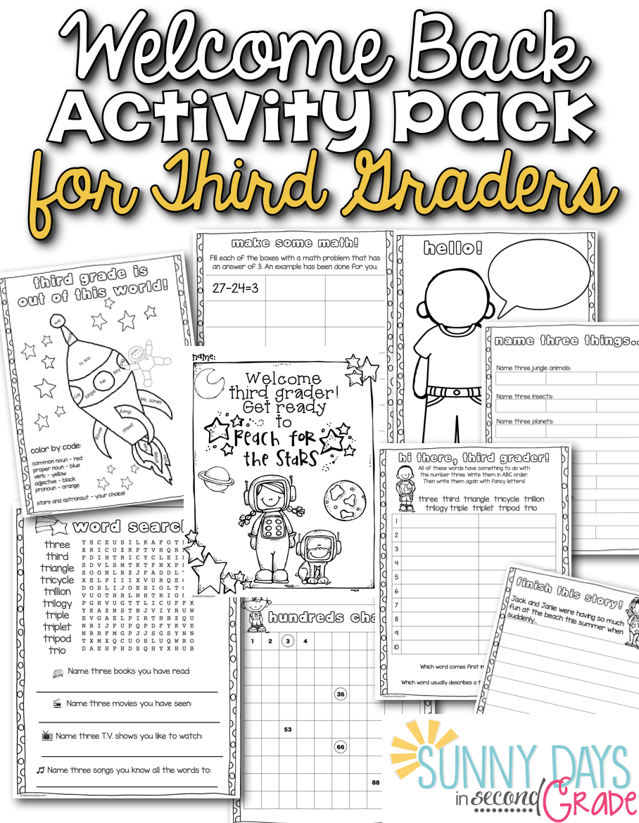 ve also got a pack for third graders as well. Same types of activities ...