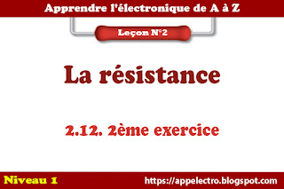 2ème exercice - Apprendre l'électronique