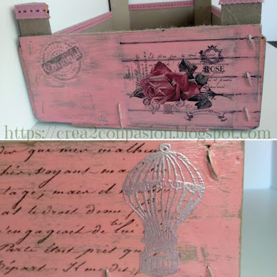 Collage-caja-decapada-pintura-a-la-tiza-transferencias-embossing-sellos-y-cintas