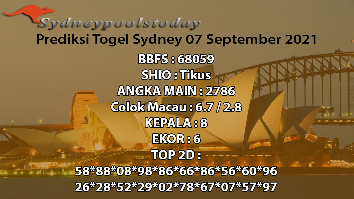Prediksi Togel SGP, HK, Dan Sydney