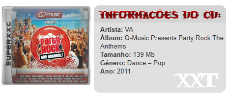 Download CD: Q-Music Presents Party Rock The Anthems, Baixar CD: Q-Music Presents Party Rock The Anthems