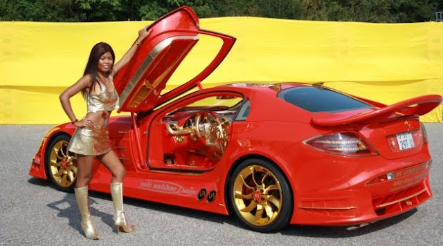 Red Gold Mercedes Benz car sale for $11 million