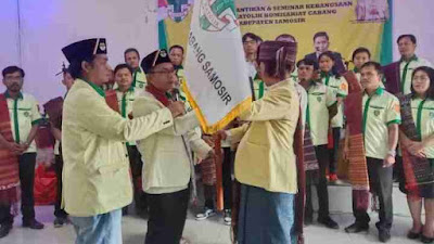 Polten Simbolon Terpilih Sebagai Ketua Pemuda Katolik Komcab Samosir