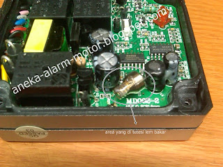 Cara mengurangi sensitif sensor getar pada alarm motor remote