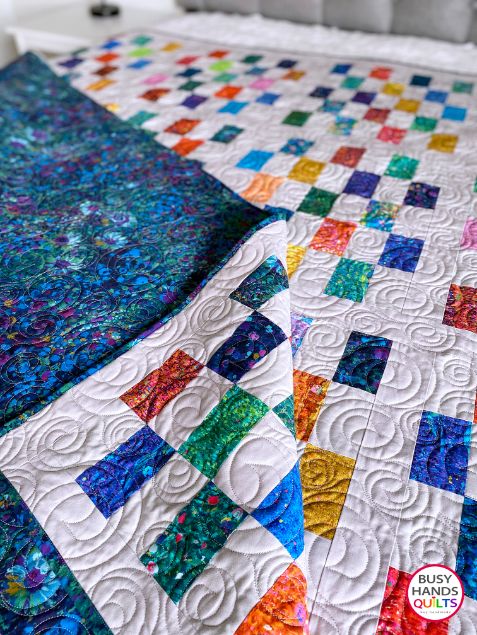 Busy Hands Quilts: Kite Flight Lap Quilt {a Finish!}