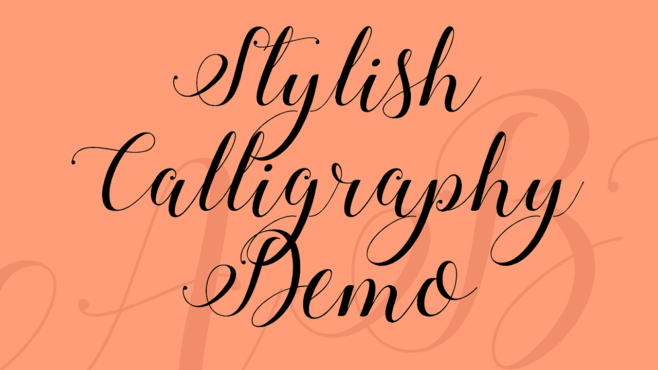 Font - Stylish Calligraphy Fonts