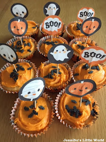 Halloween themed cupcakes