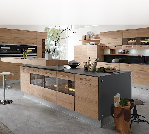 Kệ Bếp gỗ Oak - Vicenca