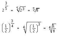 exemplos de definição de potenciação