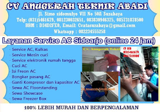 Layanan Service AC Sidoarjo (online 24 jam)