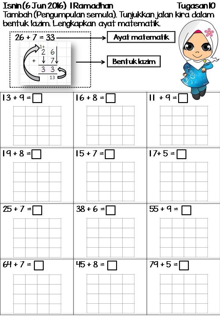 Kerja Rumah Matematik Tahun 2 Cuti Pertengahan Tahun