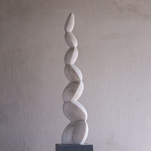 Glad Able: PORTUGUESE MARBLE, 2013: W 29cm, H 145 cm, D 23 cm; SOLD