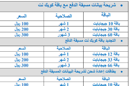 فاتورة اس تي سي