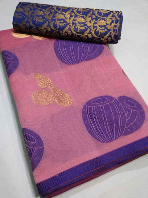  Banarasi Cotton Silk Sarees 